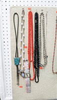 Assorted Costume Jewelry Necklaces, Neck Tie