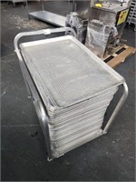 PERFORATED SHEET PANS WITH SHEET PAN DOLLY