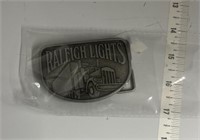Raleigh Lights Trucker Belt Buckle