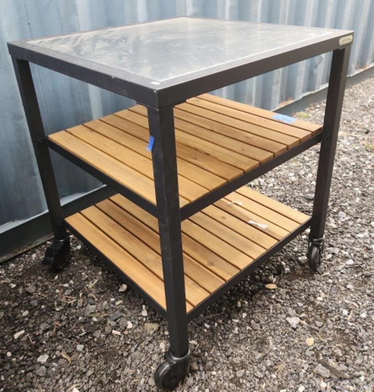 Big Green Egg Grill Side Table