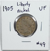 1905  Liberty Nickel   VF