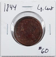 1844  Large Cent   G  details