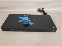 LG Ultra HD Blue Ray DVD Player w/ Remote Works