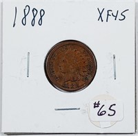 1888  Indian Head Cent   XF