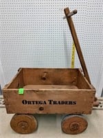 ortega child's wooden wagon
