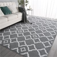 Kimicole Ultra Soft Shag Area Rug for Bedroom  5x8