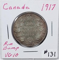1917  Canada  50 Cents   VG