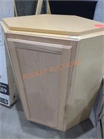 18" Unfinished Upper Corner Wall Cabinet