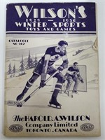 1929-1930 Wilson's Winter Sports Catalog