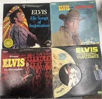 4 RCA 12in Elvis Vinyl Records