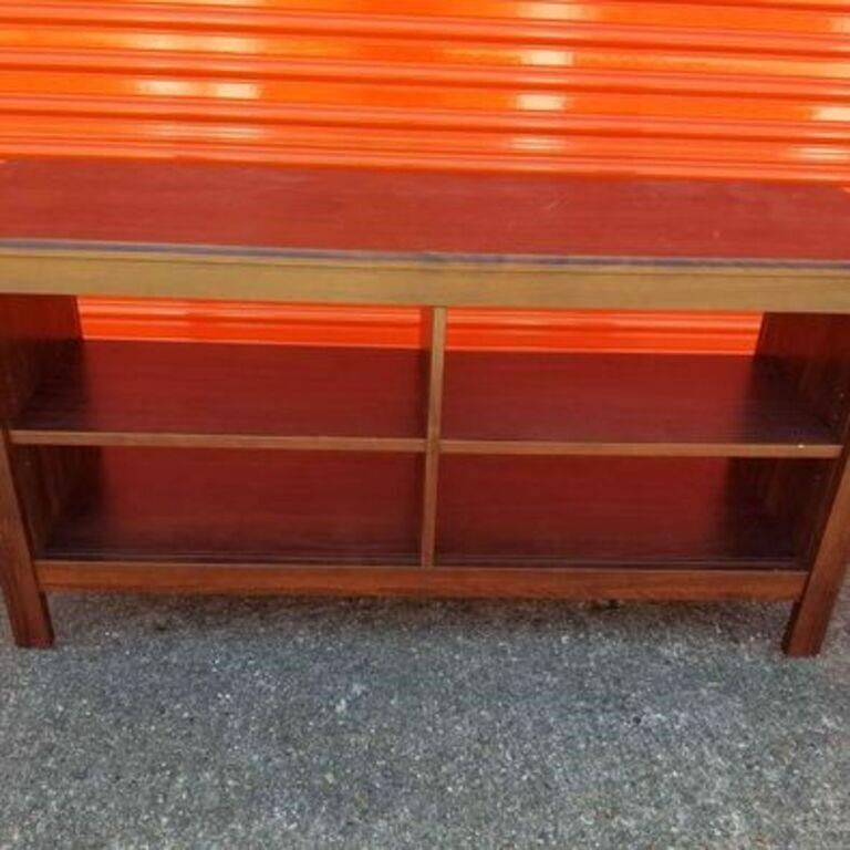 48x14in Brown Compressed Wood Tv Stand
