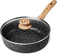MICHELANGELO 5 Qt Saute Pan with Lid  Deep Frying