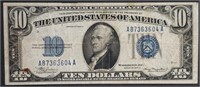 1934-A  $10 SilverCertificate   F