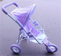 Baby doll 3 wheel stroller w/ folding sun shade,