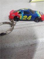 racing car keychain