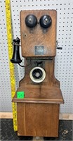 american elite oak wall telephone
