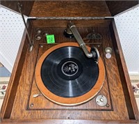 silvertone  phonograph (see description)