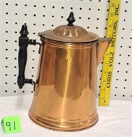 #8 copper coffee pot