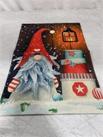 CHRISTMAS ELF DOUBLE SIDED GARDEN FLAG 18X12IN