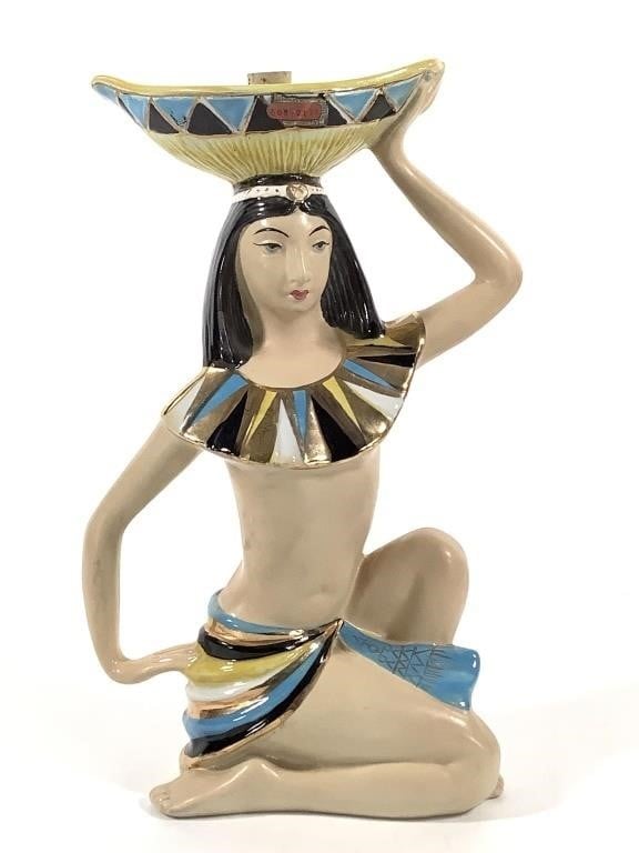 Luxardo Egyptian Girl Figural Decanter