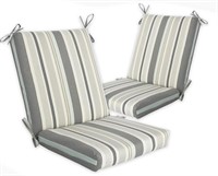 UNUON OUTDOOR HIGH BACK PATIO SEAT CUSHIONS WITH