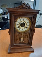 E. Ingraham striking mantle clock