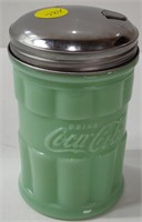 Coca-Cola Jadeite Color Sugar Shaker