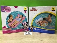 Mickey & Minnie Children’s Floats lot of 2