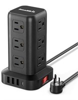 SMALLRT TOWER POWER BAR WITH SURGE PROTECTOR