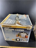 Presto 17 quart pressure cooker and canner in box