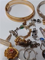 Lot of Various Earrings, Bracelets, Cuff Links