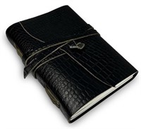 WANDERINGS ALLIGATOR PRINT LEATHER JOURNAL