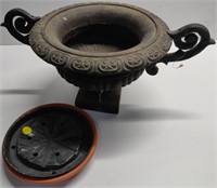 Small Cast Iron Flower Pot