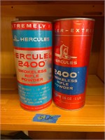 One and three-quarter bottles of powder 2400