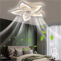 N3653  CATFUN 27" Bladeless Ceiling Fan with Light