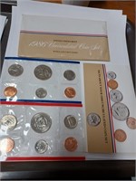 United States Mint 1986 Uncirculated Coin Set w/
