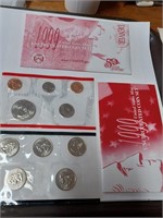 1999 United States Mint Uncirculated Coin Set-