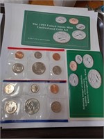1993 United States Mint Uncirculated Coin Set w/