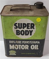 Super Body Motor Oil Tin