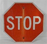 Stop Metal Street Sign