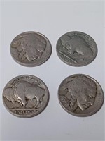 Lot of Various Buffalo Nickels - One is Dated 1934