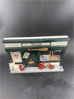 Small diorama of Dillon's Bar in Ireland, bought b
