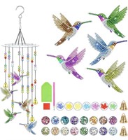 DIAMOND PAINTING DIY HUMMINGBIRD WIND CHIMES