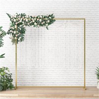 $68 Metal Arch Backdrop Stand Gold