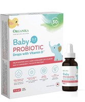 ORGANIKA BABY PRO BIOTIC DROPS WITH VITAMIN D -