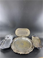 Assorted silver-plate