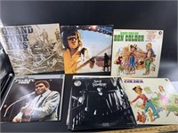 Mixed records including Fogat, and Heart, etc.