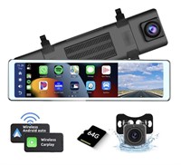 11.26 inch Mirror Dash Camera Wireless Apple