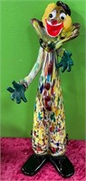 11 - MURANO GLASS CLOWN 13"T (W27)