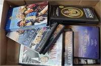 Various DVDs & VHS Tapes